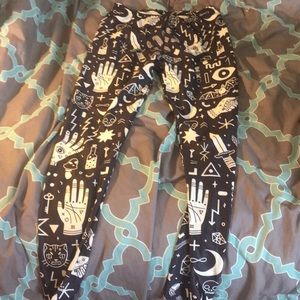 Retro tattoo leggings